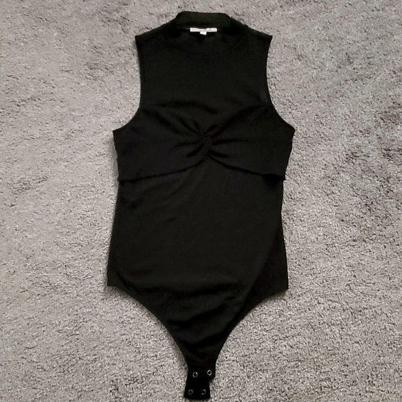 Express high neck, mesh top bodysuit sz M - Picture 5 of 11